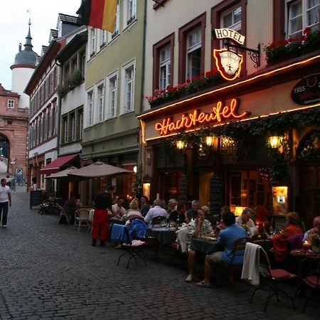 Hotel-Restaurant Hackteufel Heidelberg Exterior foto